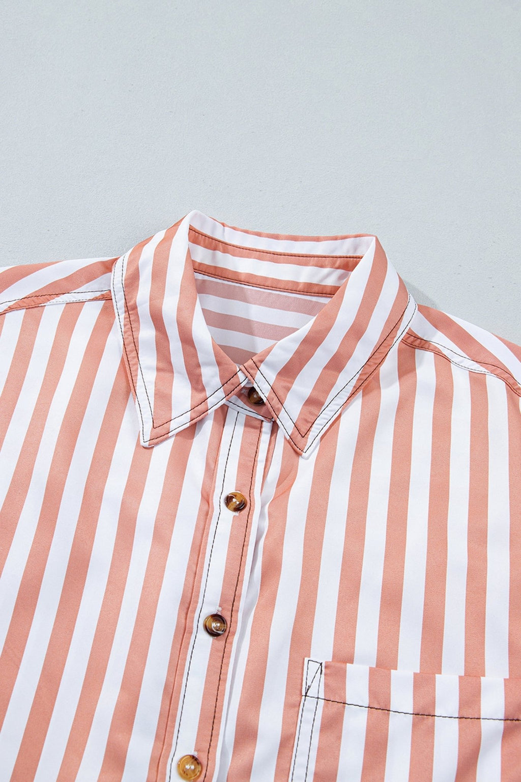 Western Stripe Button Down Long Sleeve Shirt - Rooted & Reckless Co.