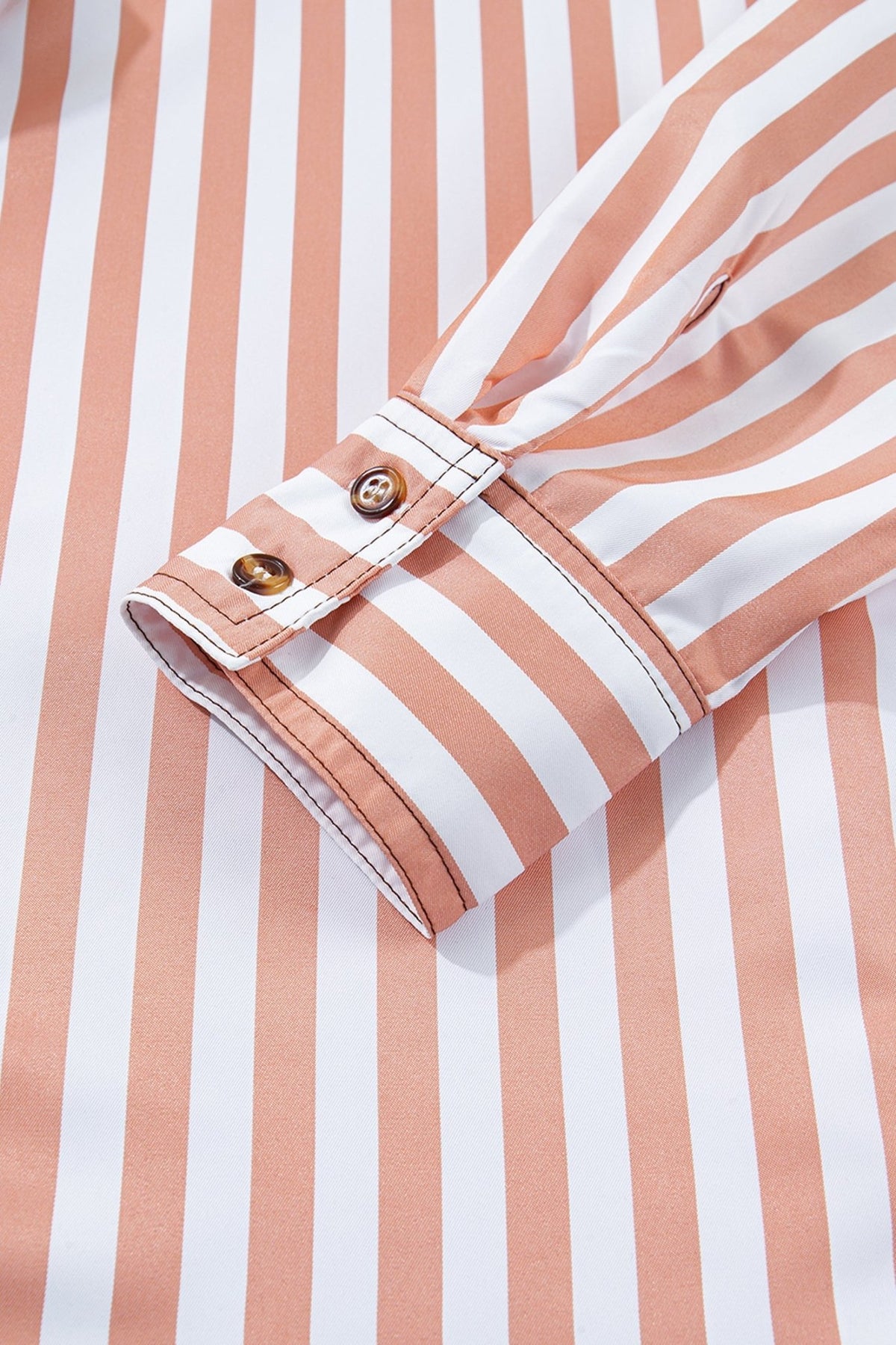 Western Stripe Button Down Long Sleeve Shirt - Rooted & Reckless Co.