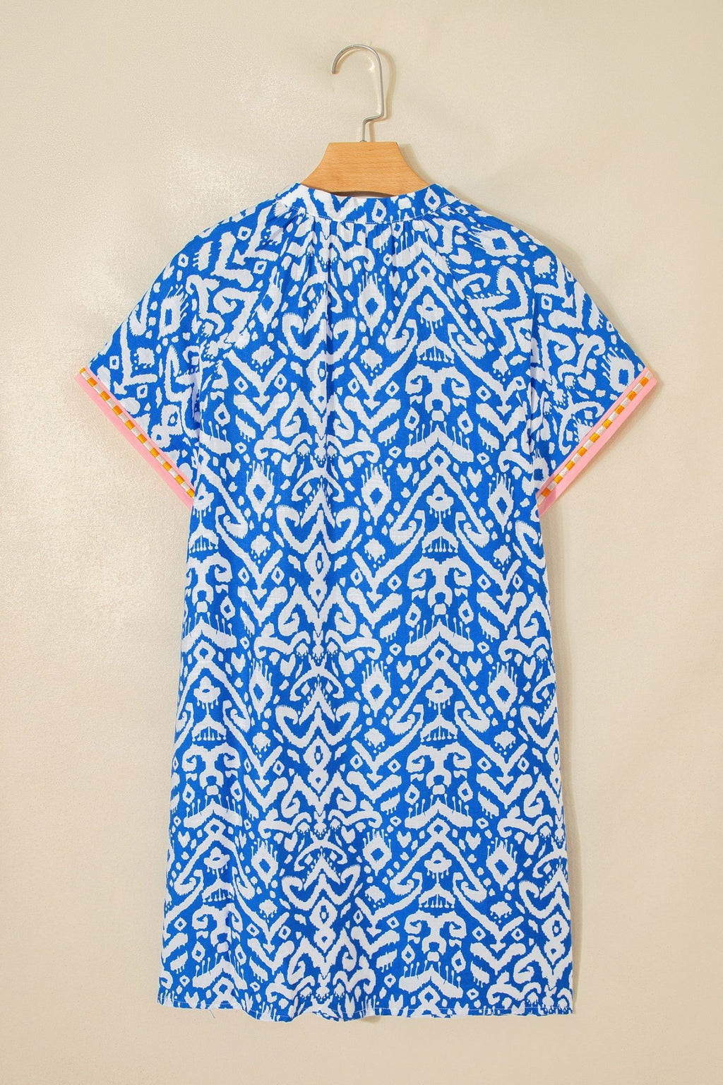 Western Stripe Colorblock Short Sleeve Mini Dress - Rooted & Reckless Co.