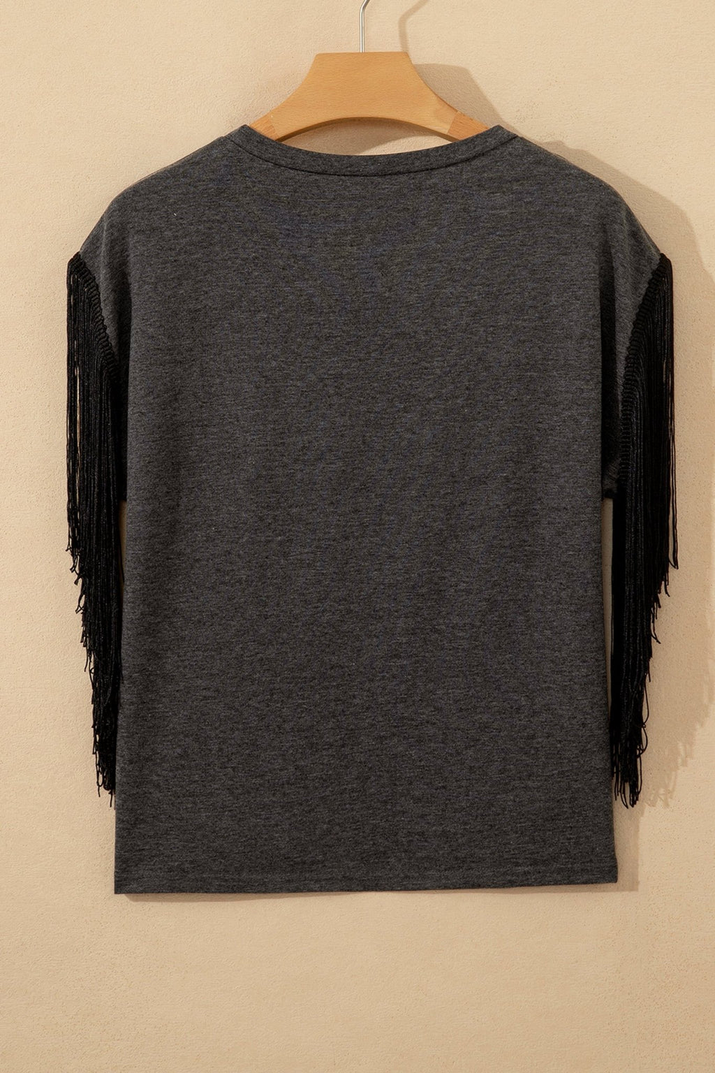 Western Yee Haw State of Mind Fringe Sleeve Tee - Rooted & Reckless Co.