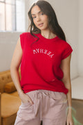 Western YEEHAW Embroidered Short Sleeve Sweater - Rooted & Reckless Co.