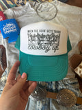 When The Going Gets Tough Trucker Hat - Rooted & Reckless Co.