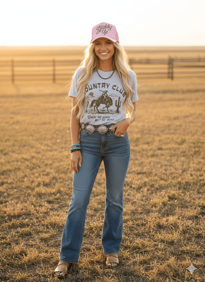 Where The Boots Meet The Bucks Graphic Tee - Rooted & Reckless Co.