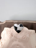 White Buffalo Heart Shape Ring - Rooted & Reckless Co.