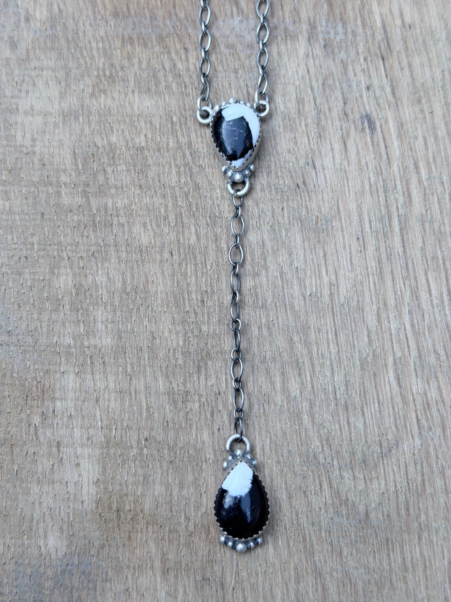 White Buffalo Lariat Necklace - Rooted & Reckless Co.
