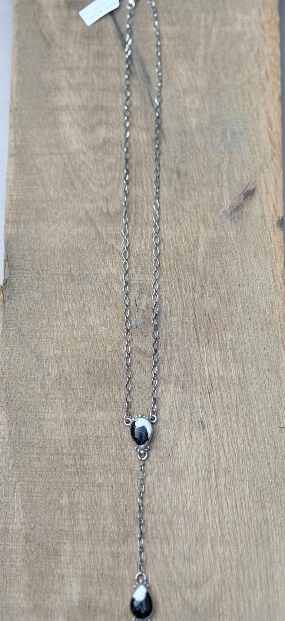 White Buffalo Lariat Necklace - Rooted & Reckless Co.