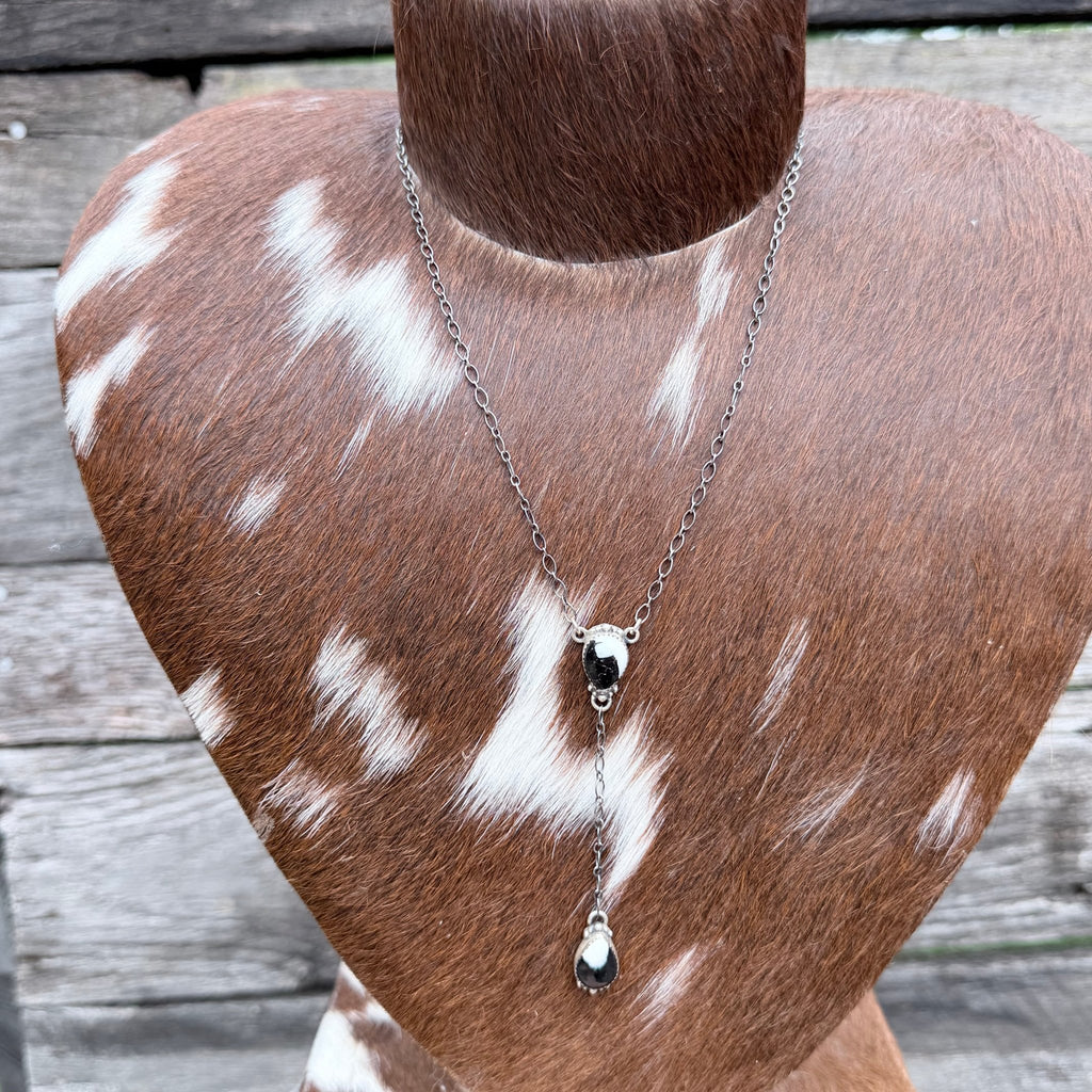 White Buffalo Lariat Necklace - Rooted & Reckless Co.
