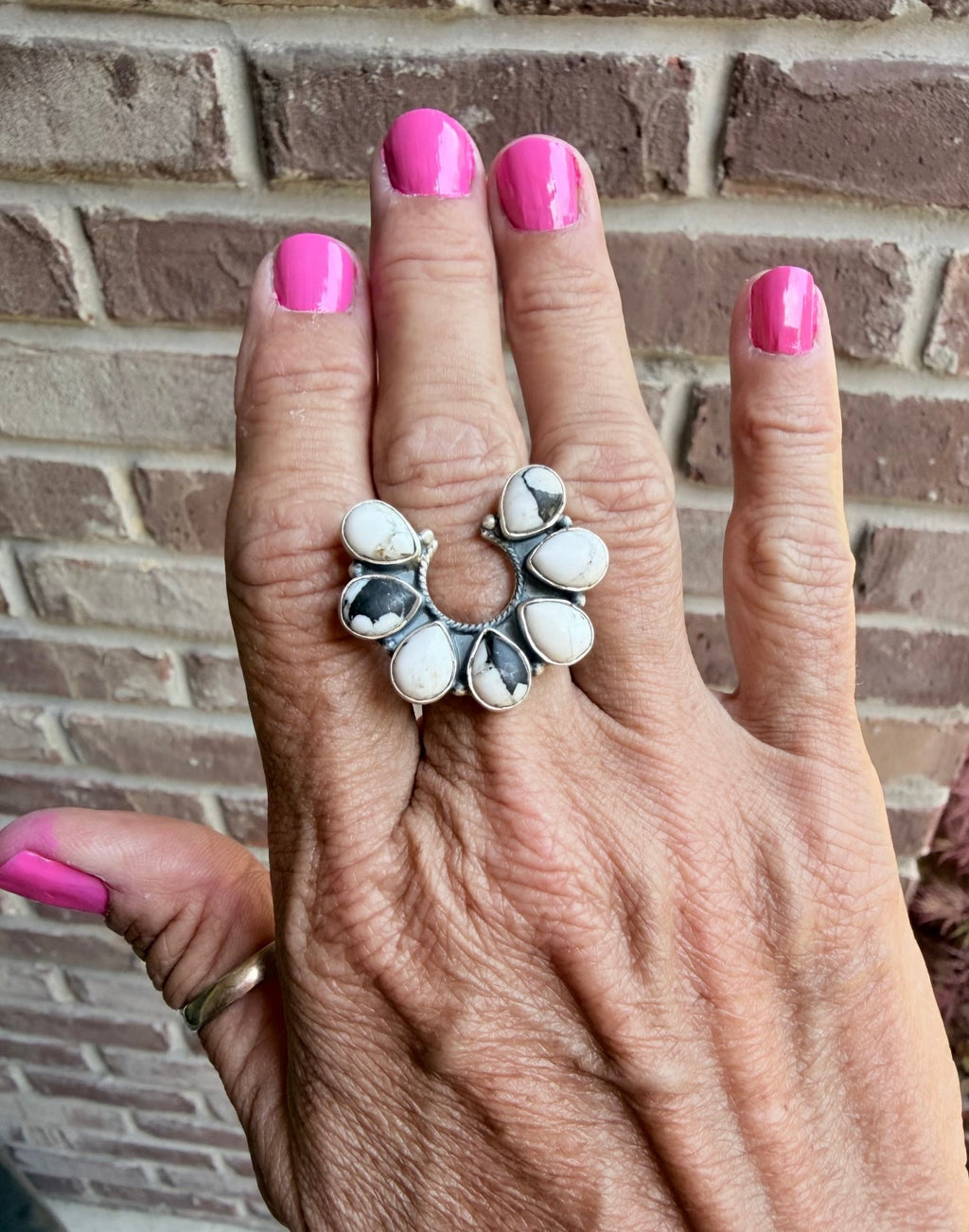 White Buffalo Naja Ring - Rooted & Reckless Co.