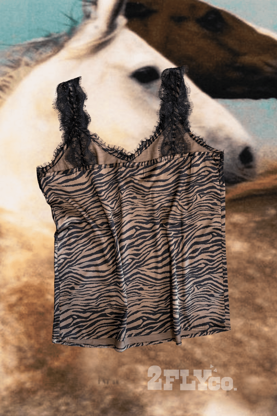 WILD ALLURE TANK *ZEBRAHH - Rooted & Reckless Co.