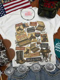 Wild and Free Rodeo Graphic Tee - Rooted & Reckless Co.