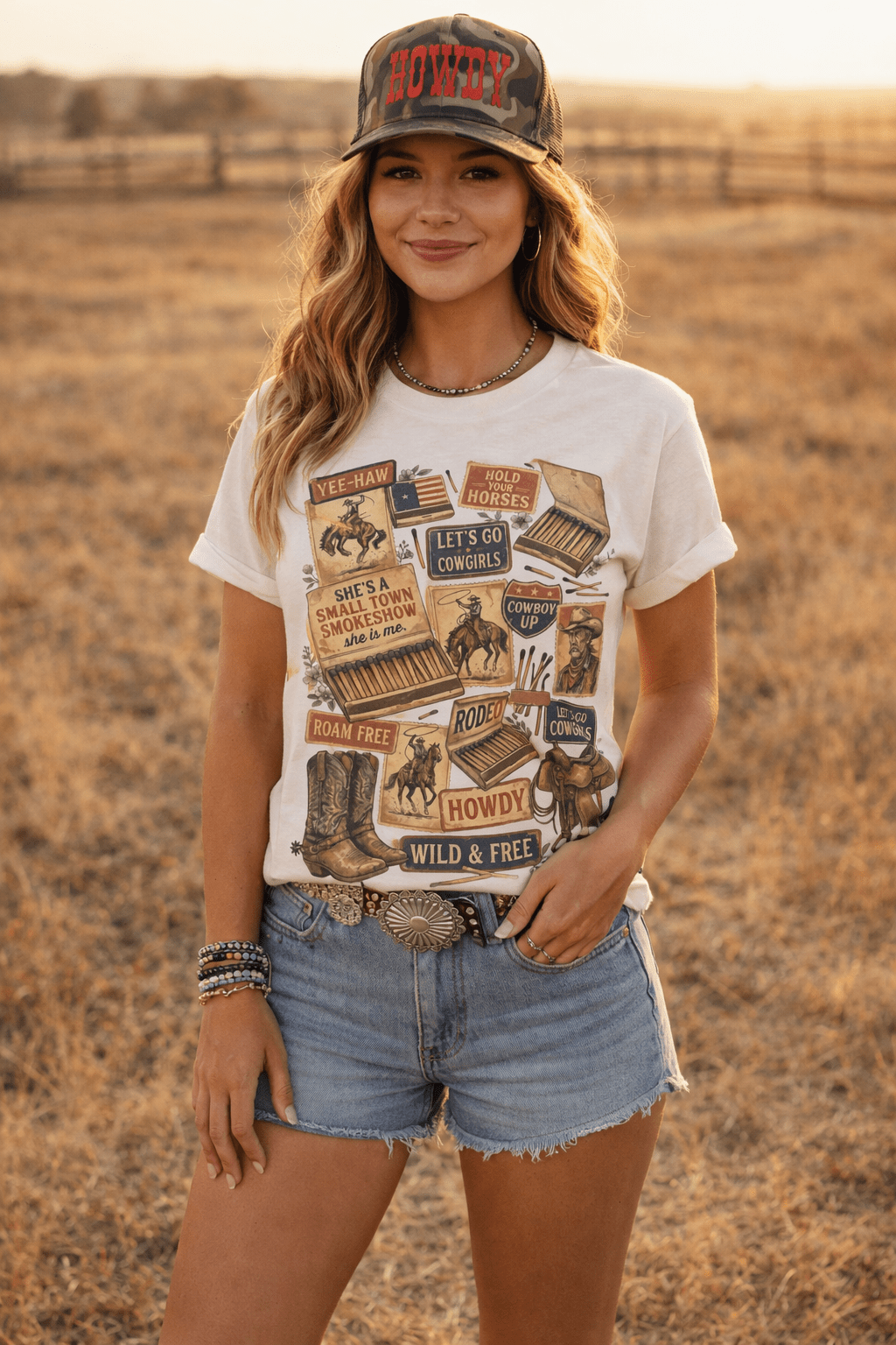 Wild and Free Rodeo Graphic Tee - Rooted & Reckless Co.