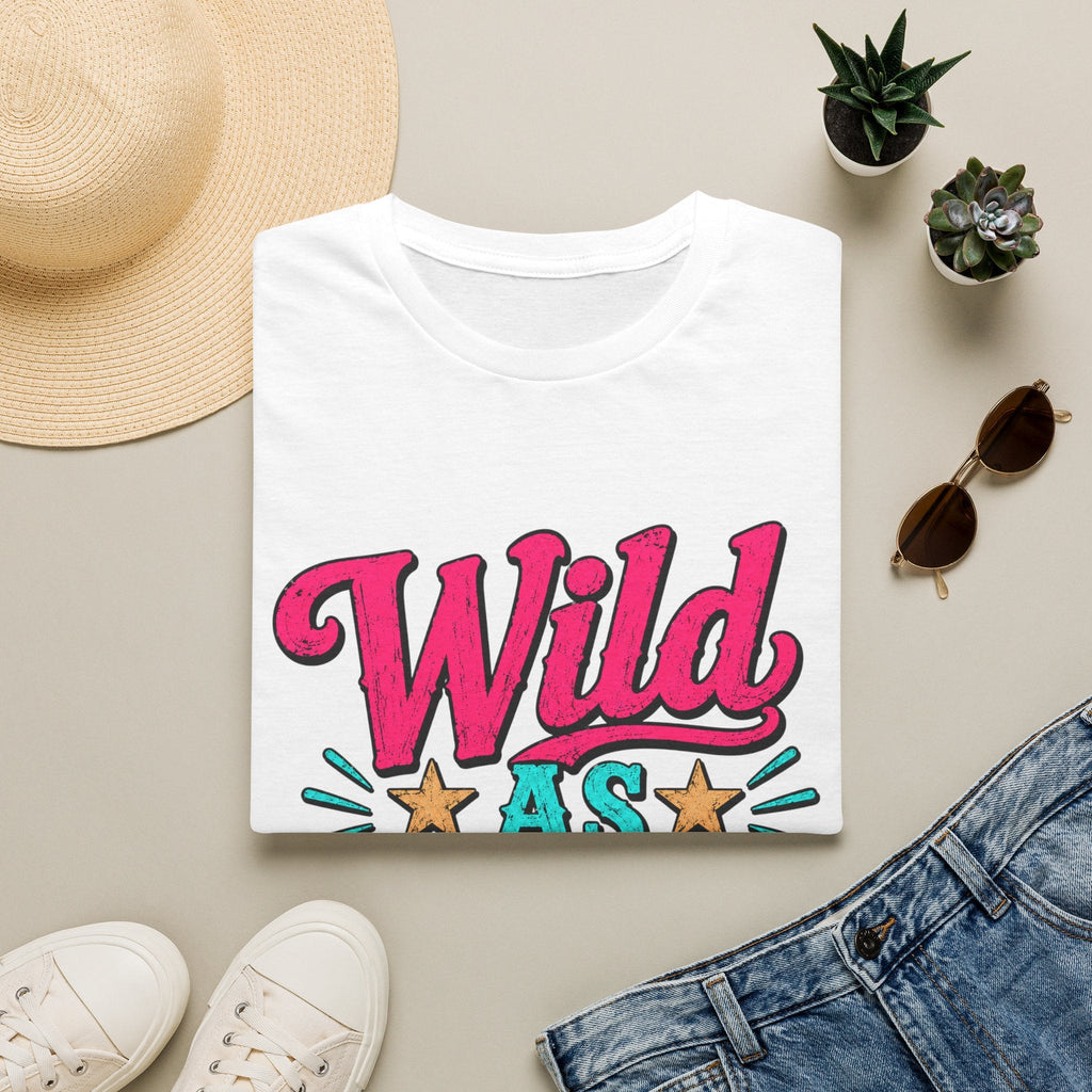 Wild As Hell Graphic T-Shirt — Retro Colorful Slogan Tee - Rooted & Reckless Co.