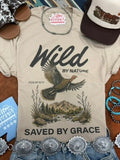 Wild by Nature Saved by Grace Graphic Tee - Rooted & Reckless Co.