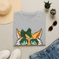 Wild Cats Tee — Cute Wildcat with Green Bow & "Wild Cats" Sunglasses Graphic - Rooted & Reckless Co.
