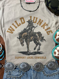 Wild Junkie Cowgirl Graphic Tee - Rooted & Reckless Co.