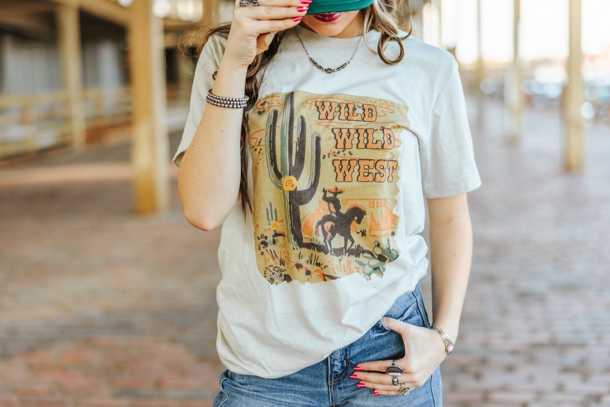 Wild West Cactus Graphic Tee - Rooted & Reckless Co.
