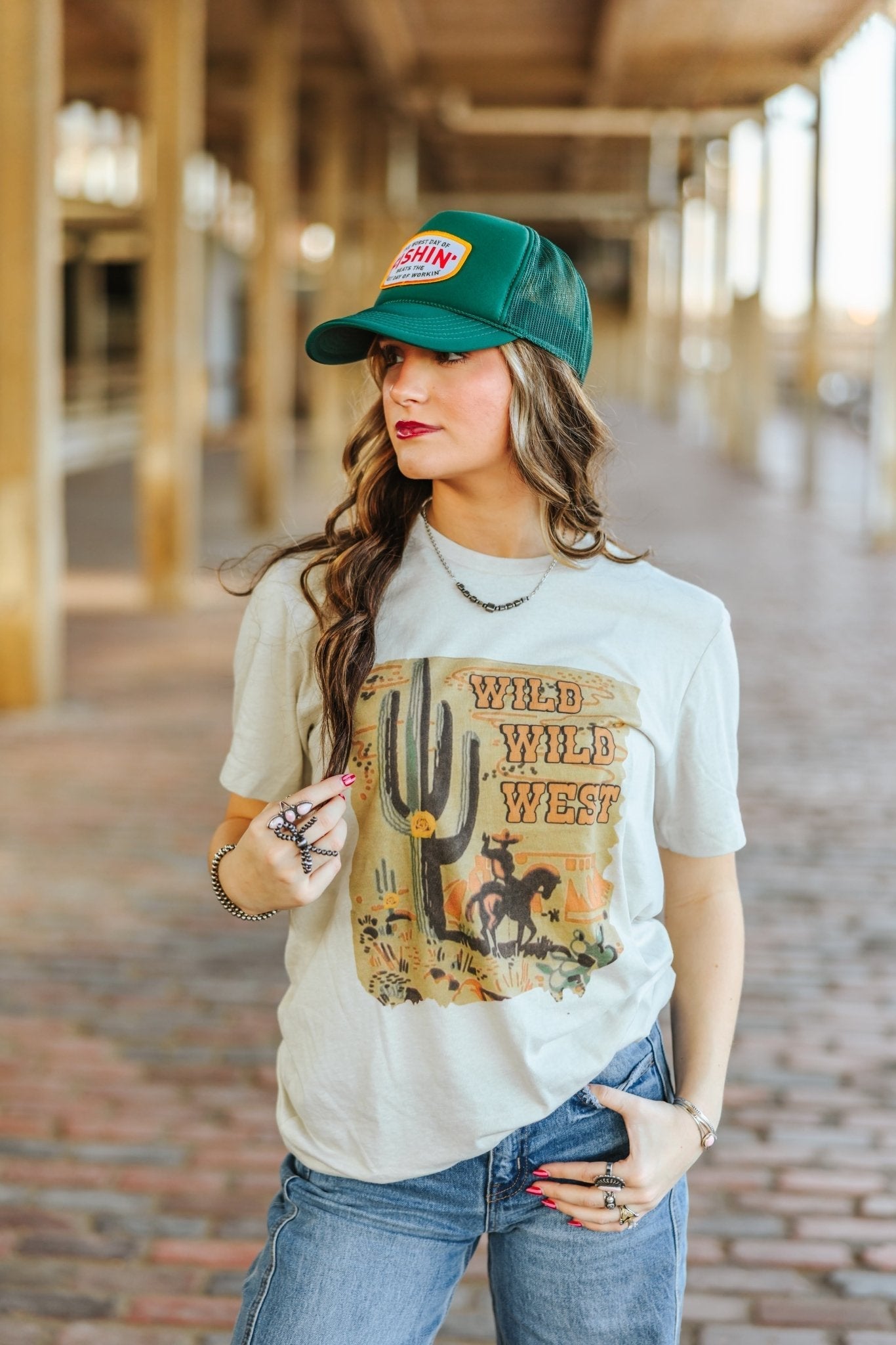 Wild West Cactus Graphic Tee - Rooted & Reckless Co.