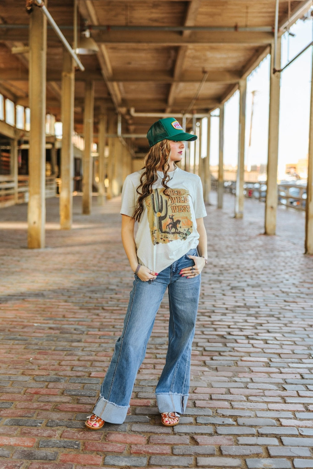 Wild West Cactus Graphic Tee - Rooted & Reckless Co.