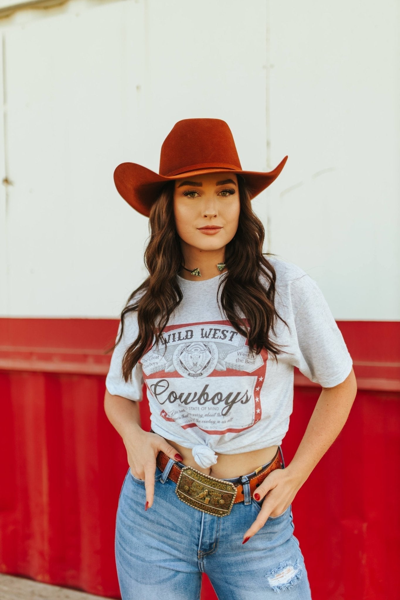Wild West Cowboys Western Beer Logo Graphic Tee - Rooted & Reckless Co.