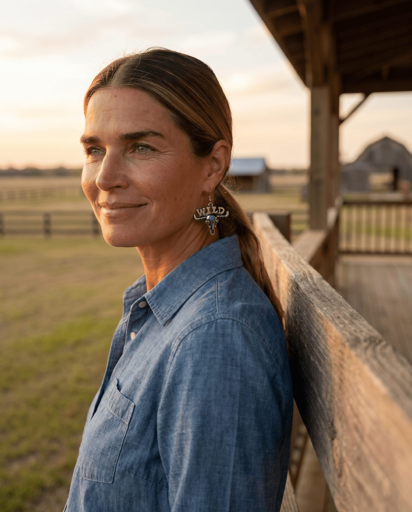 Wild Western Bull Skull Dangle Earrings — Edgy 1½" Drop - Rooted & Reckless Co.