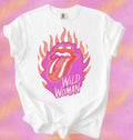 Wild woman flame tee or sweatshirt - Rooted & Reckless Co.