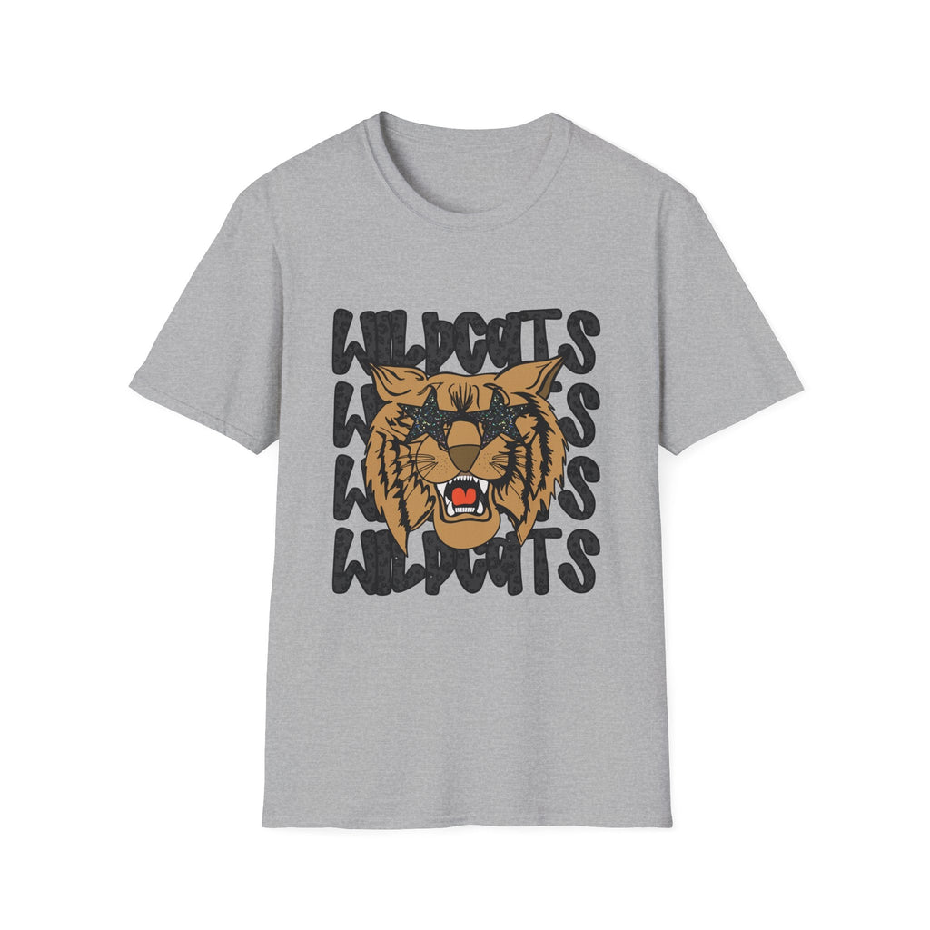 Wildcats Graphic T-Shirt — Vintage Tiger Mascot School Spirit Tee - Rooted & Reckless Co.