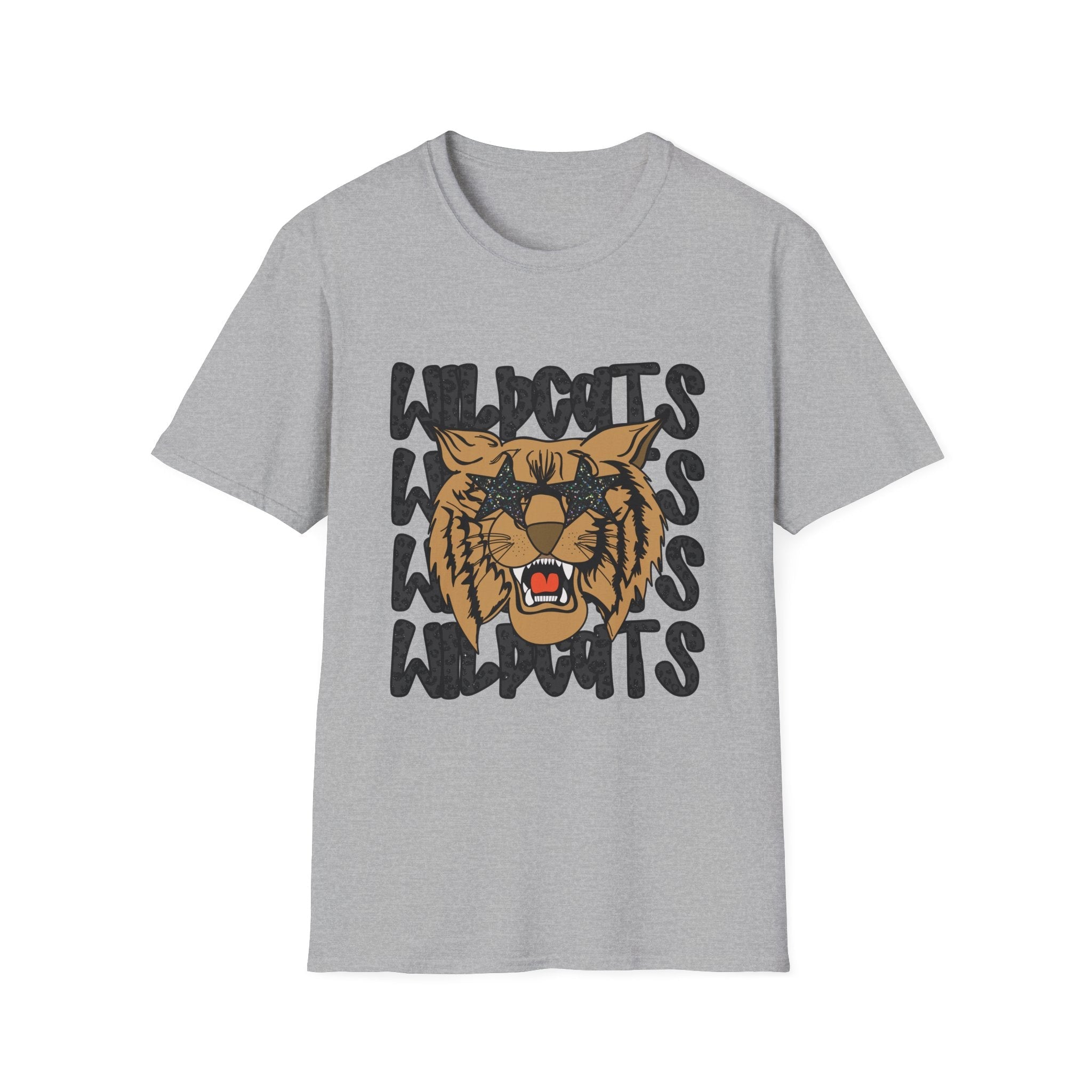 Wildcats Graphic T-Shirt — Vintage Tiger Mascot School Spirit Tee - Rooted & Reckless Co.