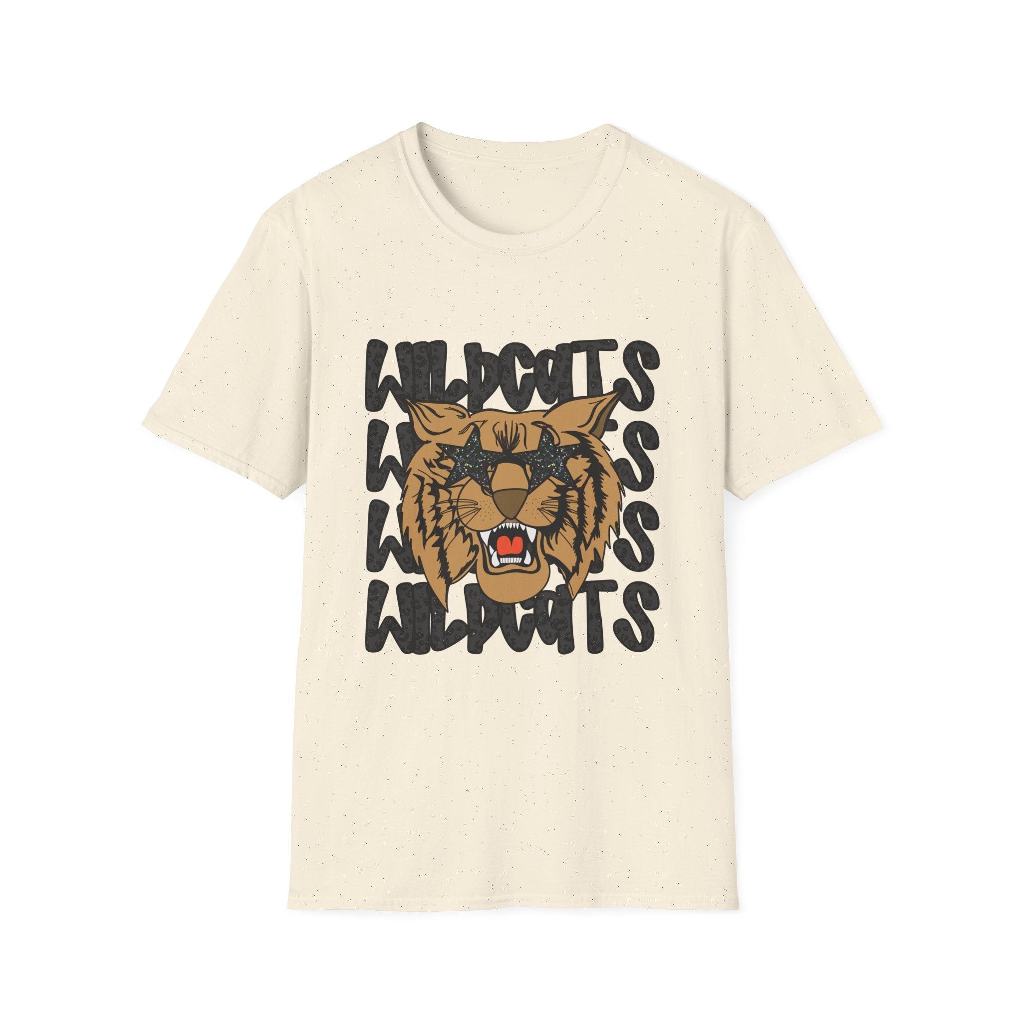 Wildcats Graphic T-Shirt — Vintage Tiger Mascot School Spirit Tee - Rooted & Reckless Co.