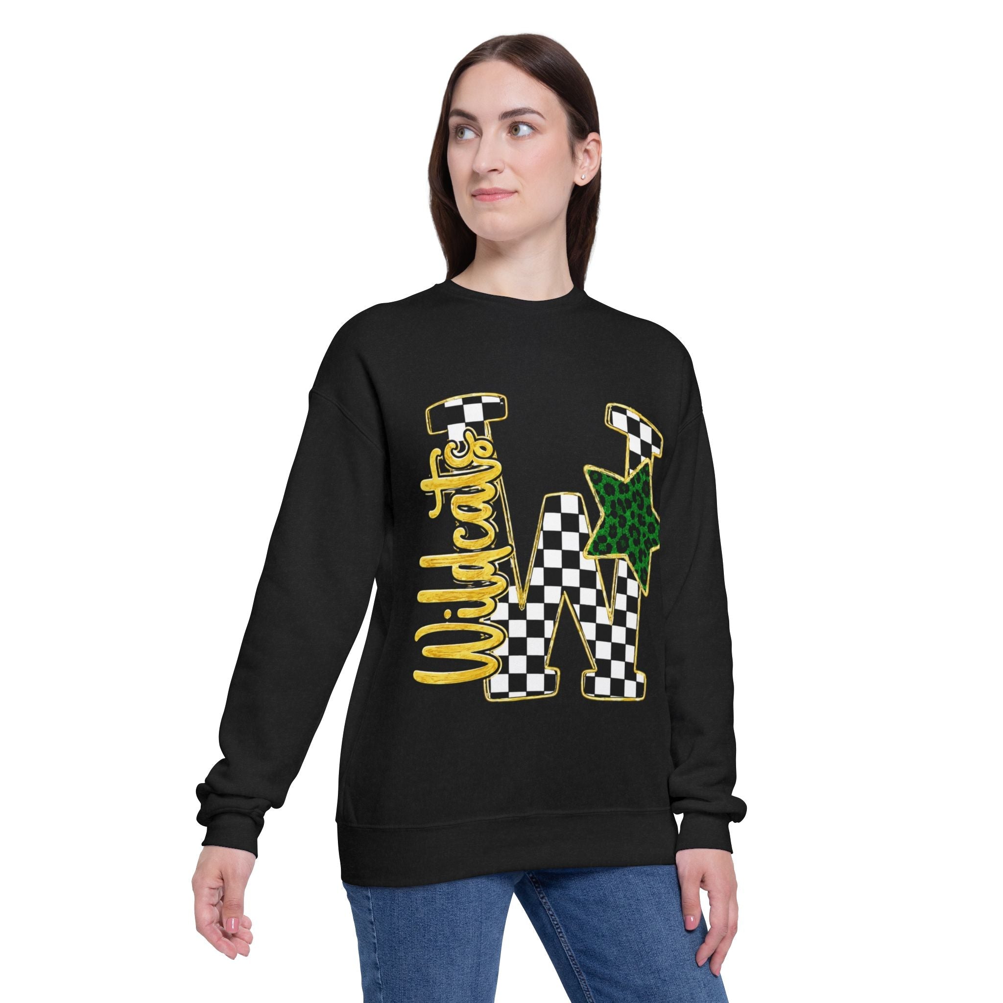 Wildcats!! Unisex Drop Shoulder Sweatshirt - Rooted & Reckless Co.