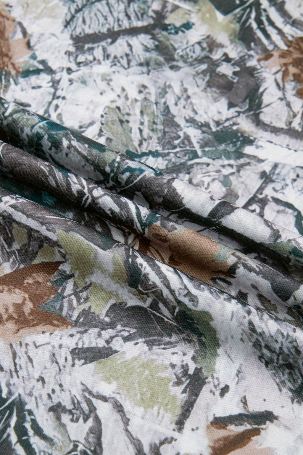 Woodland Camo Henley Tunic T-Shirt - Rooted & Reckless Co.