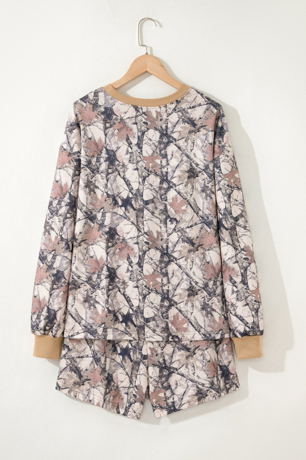 Woodland Camo Long Sleeve Top & Short Set - Rooted & Reckless Co.