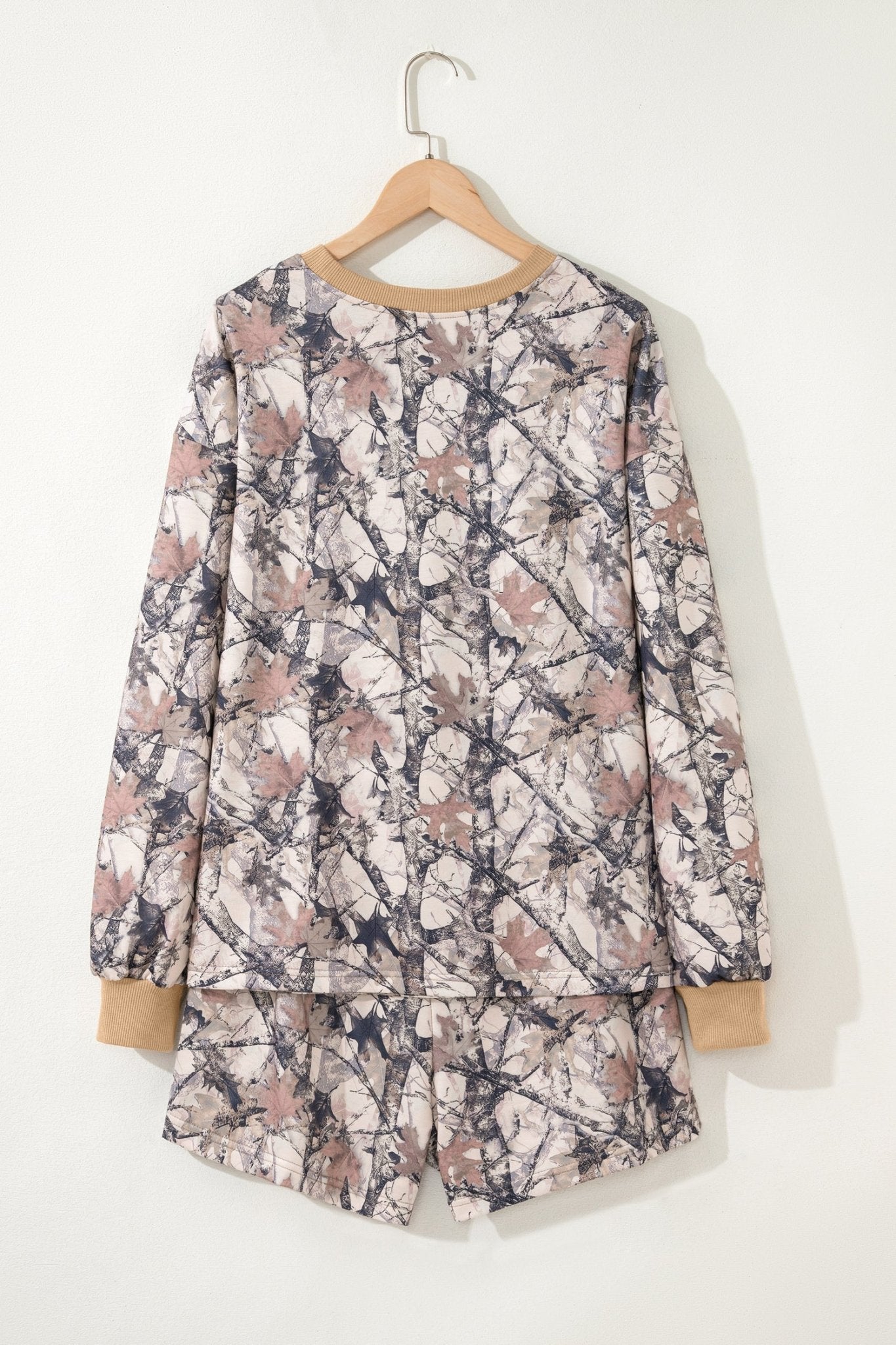 Woodland Camo Long Sleeve Top & Short Set - Rooted & Reckless Co.
