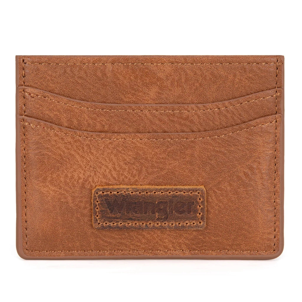 Wrangler Western 3-Piece Mini Crossbody Set — Saddle Color (Bag + Coin Wallet + Card Case) - Rooted & Reckless Co.