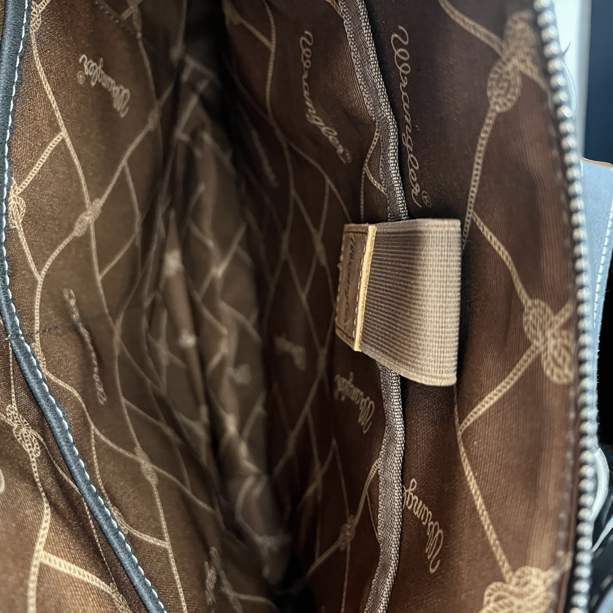 Wrangler Western Hair-on-Hide Backpack — Black & White Cowhide with Laptop/Tablet Sleeve - Rooted & Reckless Co.