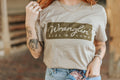 Wranglin Kids & Cows Graphic Tee - Tan - Rooted & Reckless Co.