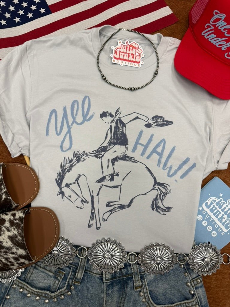 Yee Haw Cowboy Graphic Tee - Rooted & Reckless Co.