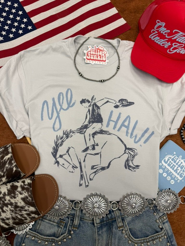 Yee Haw Cowboy Graphic Tee - Rooted & Reckless Co.