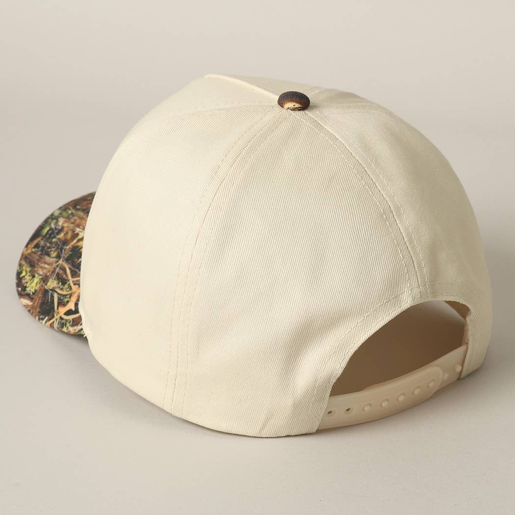 "You Look Like You Love Me" Embroidered Camo Trucker Hat — Cheeky Statement with Adjustable Snapback - Rooted & Reckless Co.