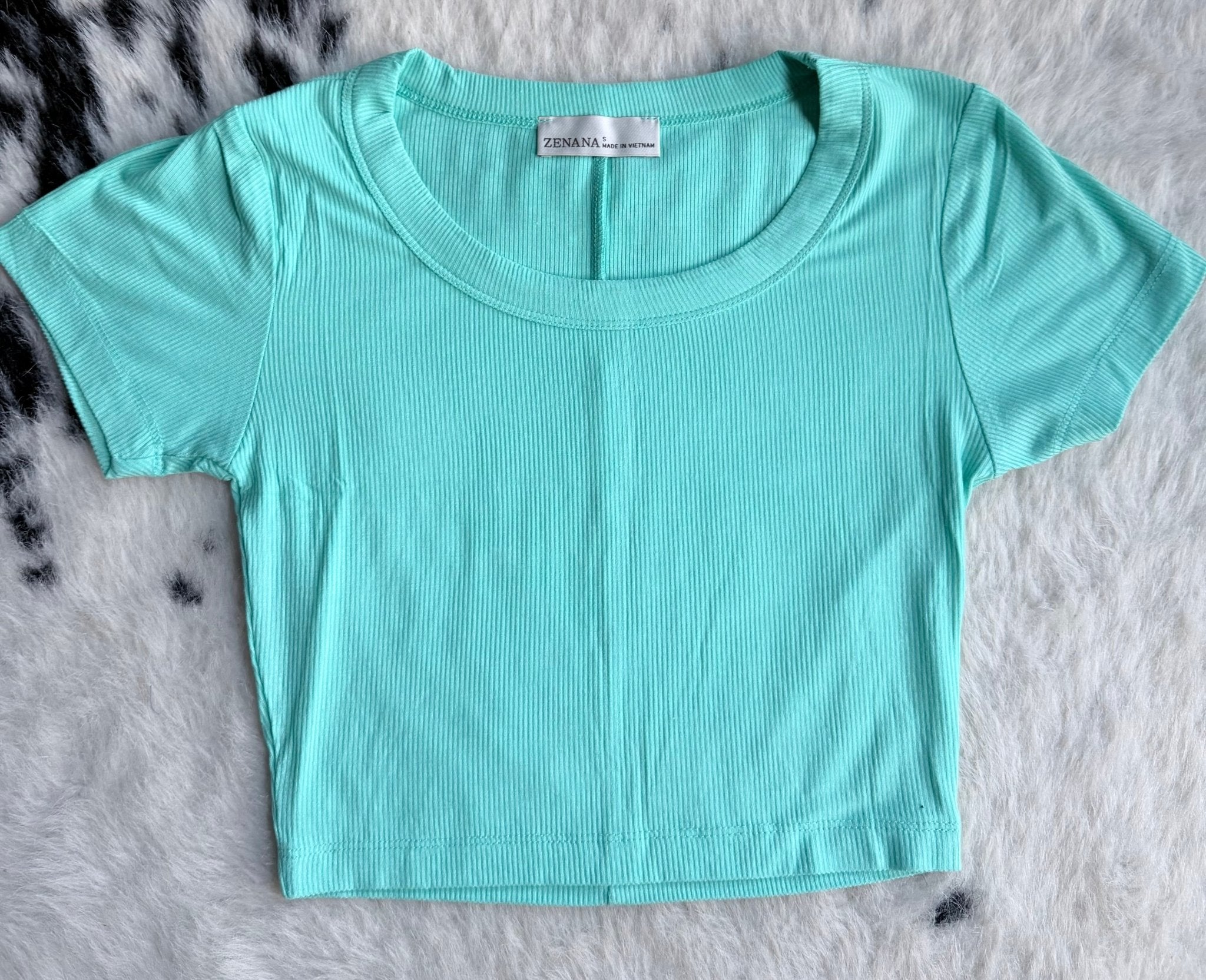 Zenana Crop Shirt - Rooted & Reckless Co.