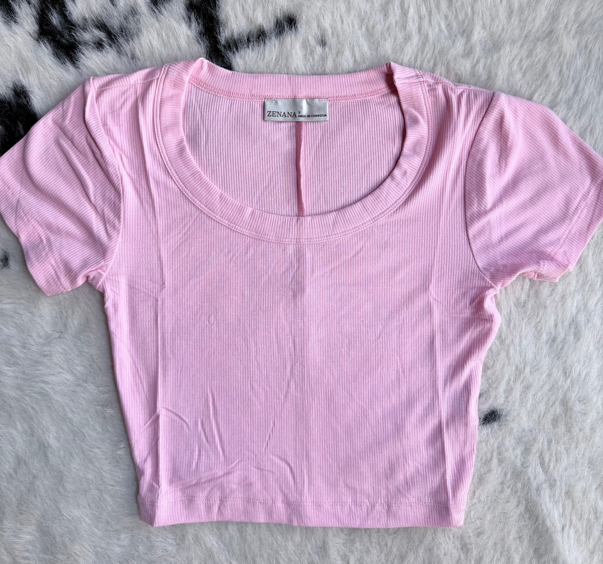 Zenana Crop Shirt - Rooted & Reckless Co.