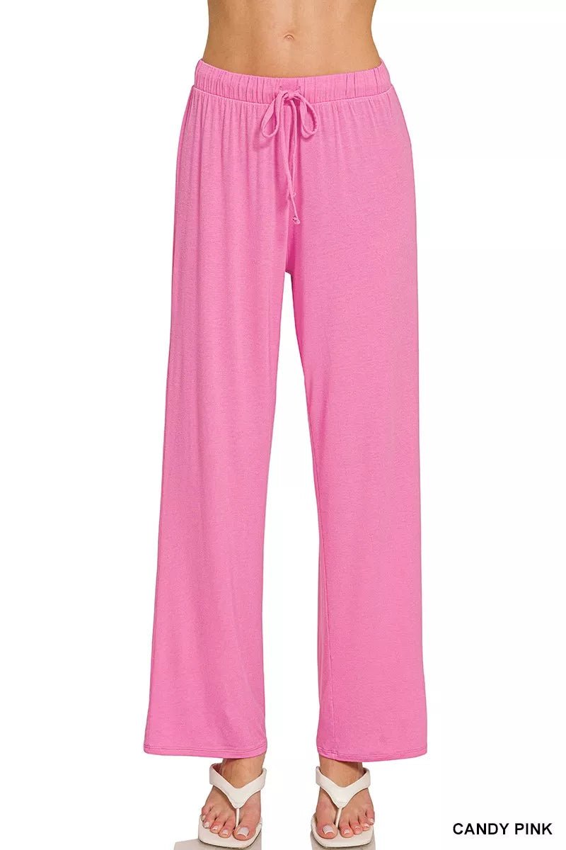 Zenana V-neck Oversized Top & Pants Set - Rooted & Reckless Co.