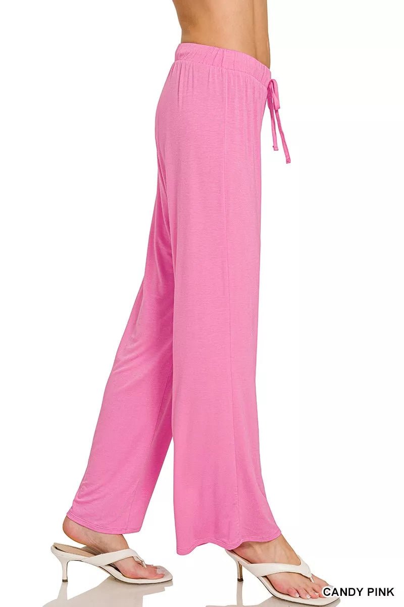 Zenana V-neck Oversized Top & Pants Set - Rooted & Reckless Co.