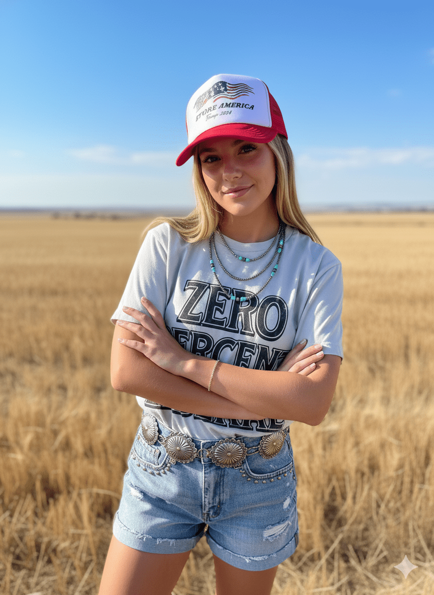 Zero Percent Liberal Graphic Tee - Rooted & Reckless Co.